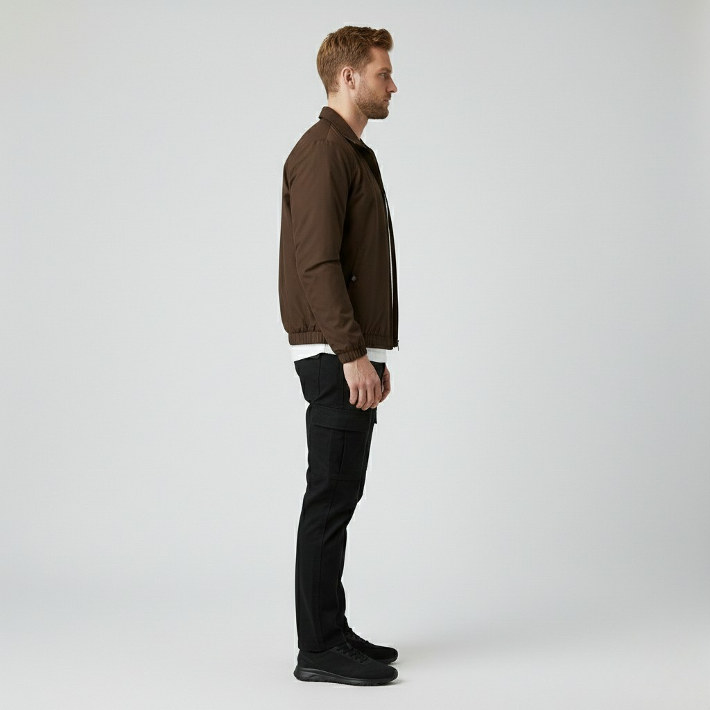 Men's Lightweight Zip-Front Casual Jacket