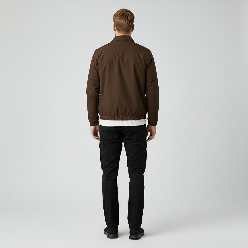 Men's Lightweight Zip-Front Casual Jacket