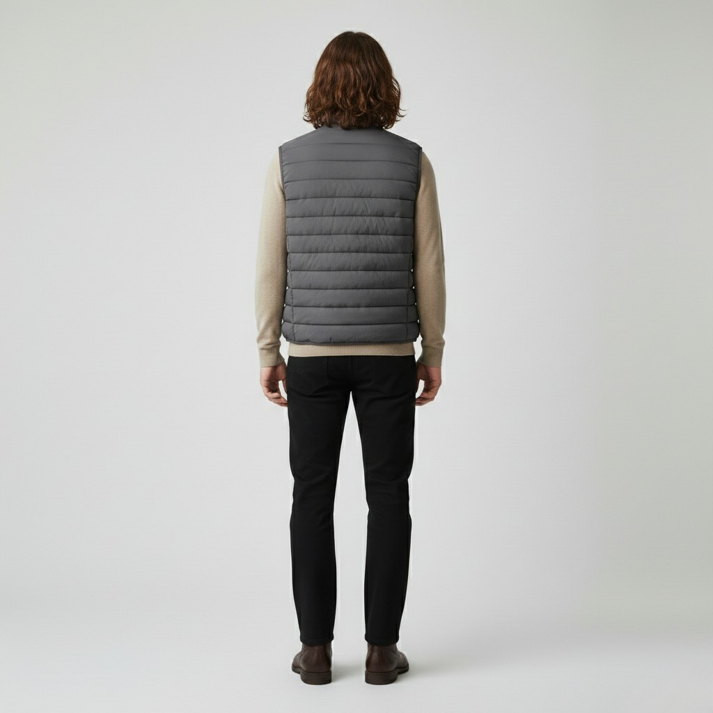Men's Lightweight Quilted Zip Vest