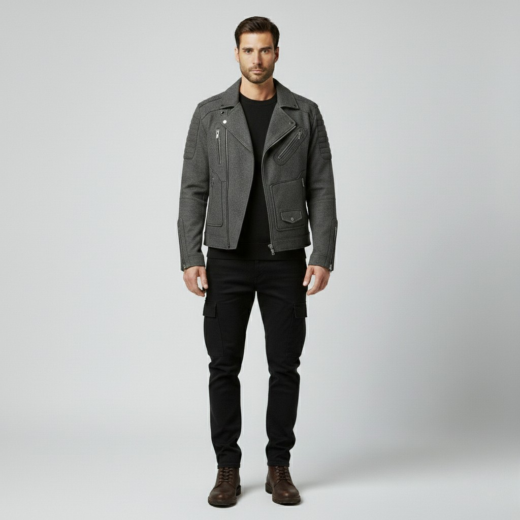 Men's Moto Zip Jacket